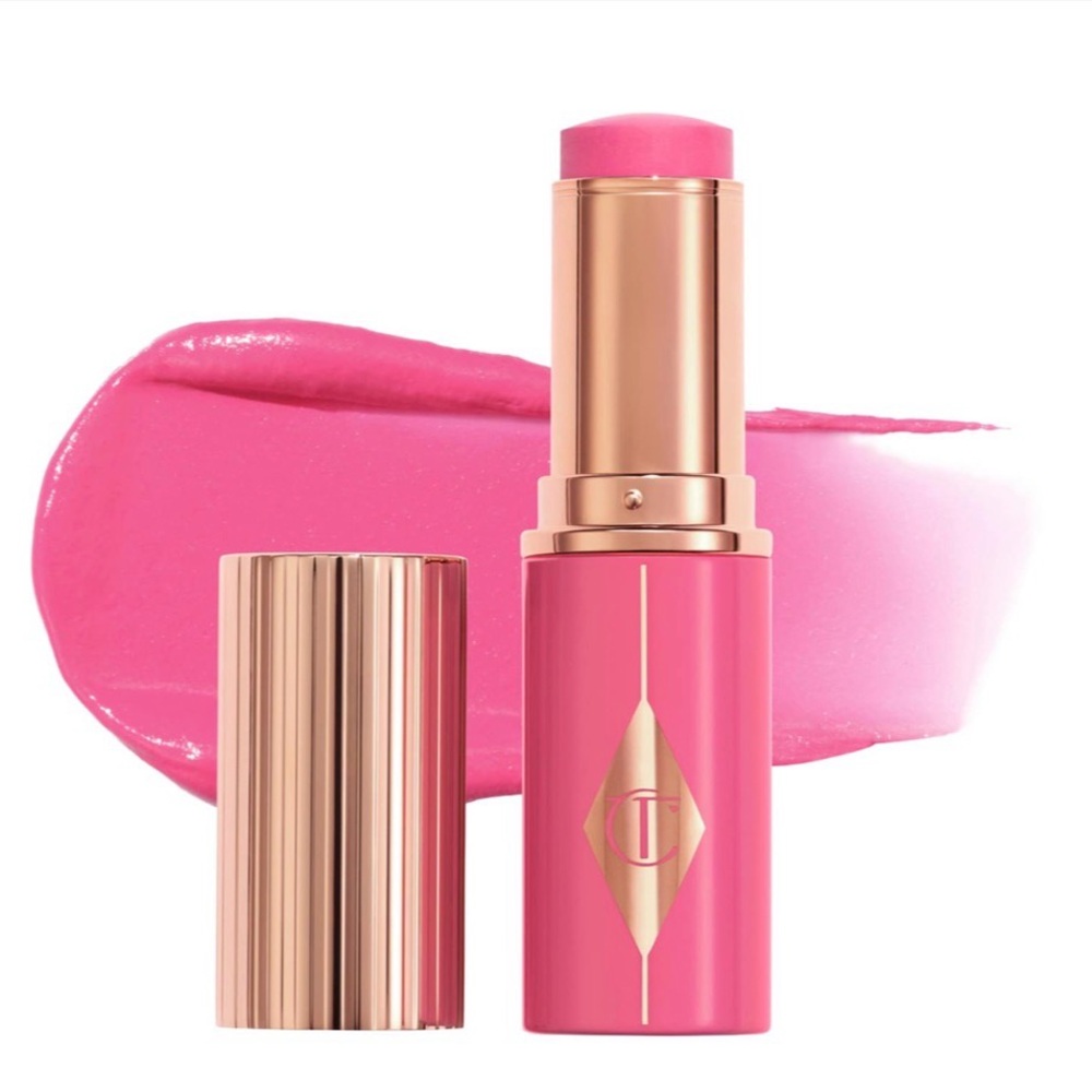 Charlotte Tilbury Cheek to Chic Cream Blush Stick - Pinky Glow